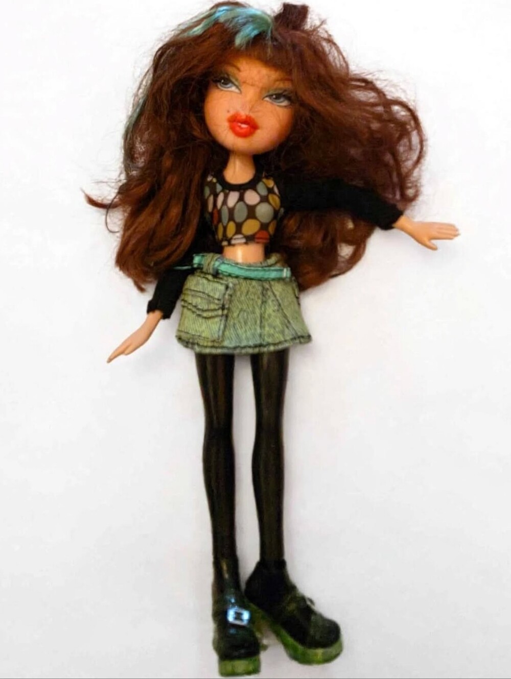 RARE Bratz Tokyo A Go-Go Meygan 2004 Complete Outfit Boots Y2K